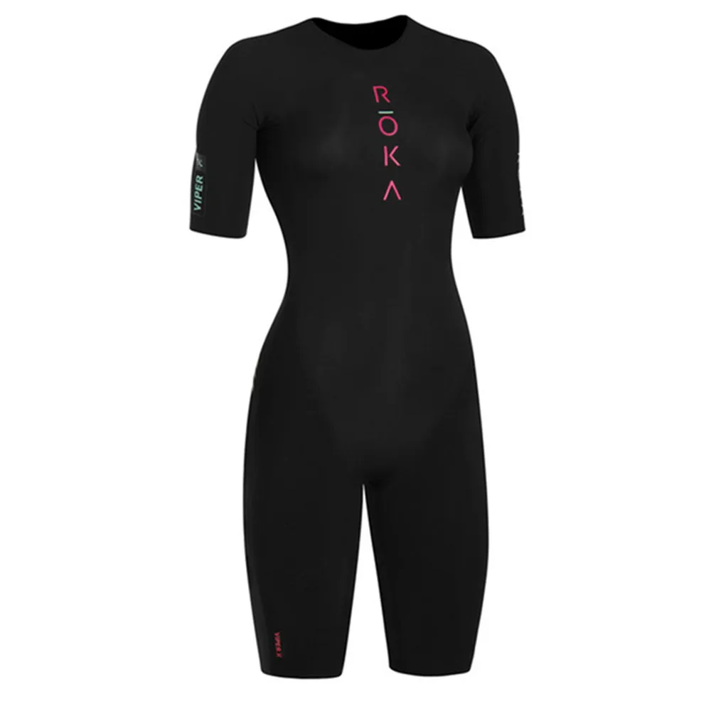 Sports Equipment Kit - روكا-جمبسوت ترياتلون بأكمام قصيرة للنساء ،