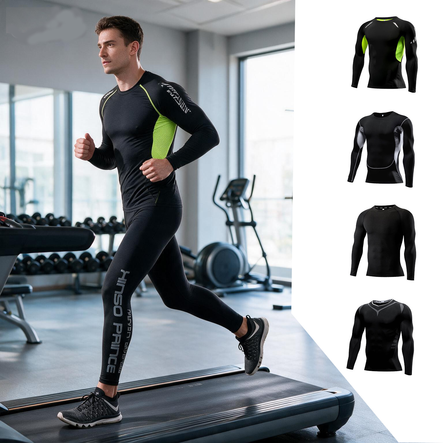 Sports Equipment Set - بدلة رياضية ضاغطة للرجال 2026، طقم