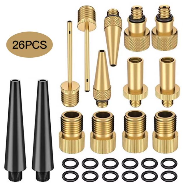 طقم نفخ إطارات الدراجات 21/26  - مراجعة Basketball Pump Needle وسعره