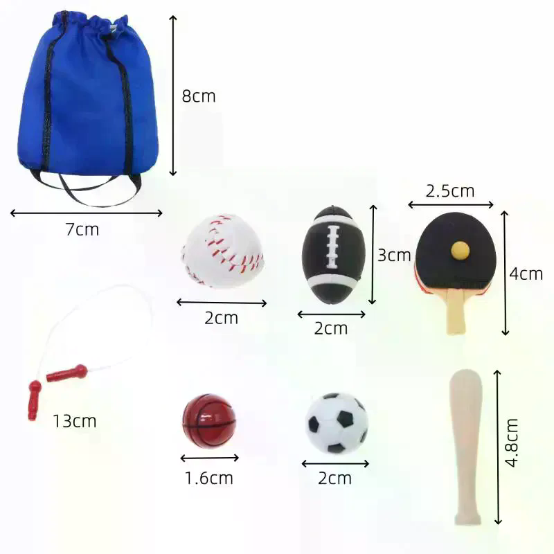 مجموعة معدات رياضية مصغرة لبيت - مراجعة Sports Equipment Kit وسعره
