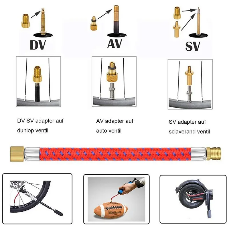 21/30 قطعة منفاخ إطارات الدراج - مراجعة Basketball Pump Needle وسعره