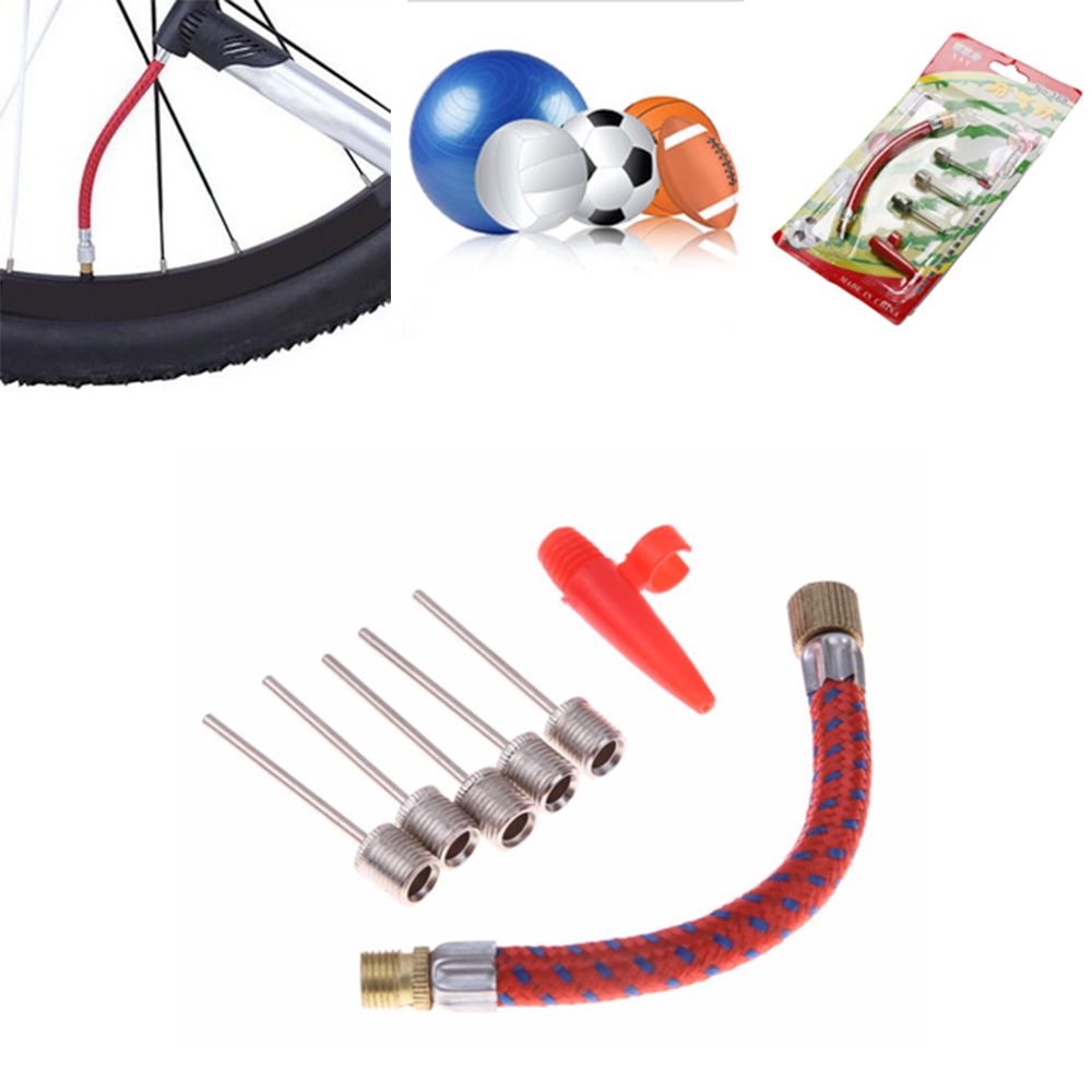 مجموعة أدوات نفخ الإطارات والك - مراجعة Basketball Pump Needle وسعره
