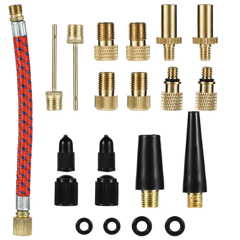 21 قطعة مجموعة منفاخ إطارات ال - مراجعة Basketball Pump Needle وسعره